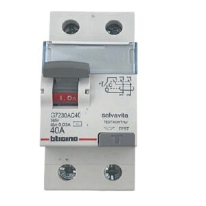 INTERRUPTOR DIFERENCIAL 2X40A 30MA 230V 2P.