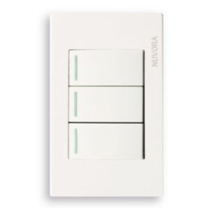 INTERRUPTOR TRIPLE SIMPLE 725 WHITE