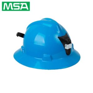 CASCO MINERO CON PORTALAMPARA FAST TRACK AZUL