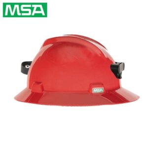 CASCO MINERO CON PORTALAMPARA FAST TRACK ROJO