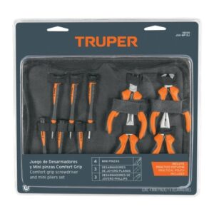 DESARMADORES DE JOYERO Y 4 MINI PINZAS COMFORT GRIP X 6 - 18200
