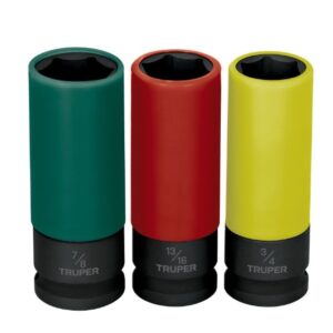 DADOS LARGOS 1/2" IMPACTO PROTECCION 6P ESTÁNDAR - 100941
