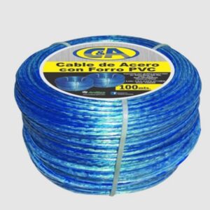CABLE C/FORRO AZUL X 100 MTS