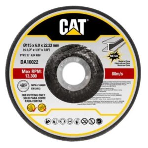DISCO DESBASTE METAL 4 1/2" X 6MM DA10022