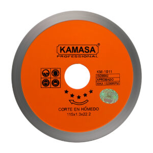 DISCO CONCRETO CONTINUO 4.5" HUMEDO NARANJA KM-1011
