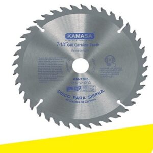 DISCO SIERRA CIRCULAR 7 1/4"x40Tx7/8" KM-1305