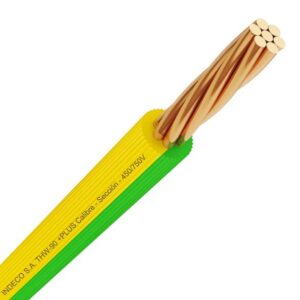 CABLE TW80-14 AWG AMARILLO/VERDE