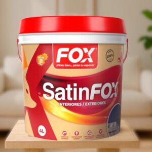 SATINFOX ROJO TEJA ACENTO 4 LT