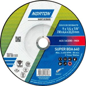 NORTON DISCO DESBASTE 9" - BDA640